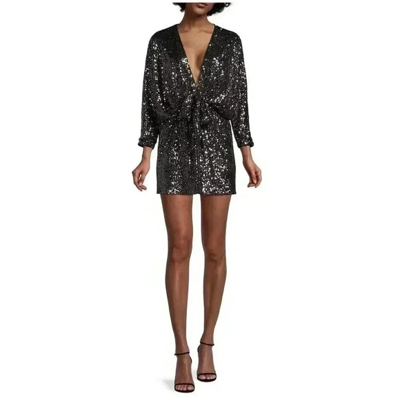 Ramy Brook Dresses & Skirts - Ramy Brook Black Sequin Cocktail Dress Size XS